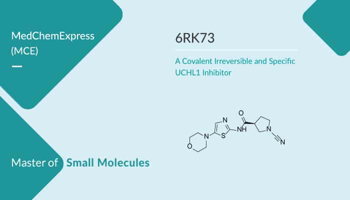 6RK73 is a Covalent Irreversible and Specific UCHL1 Inhibitor