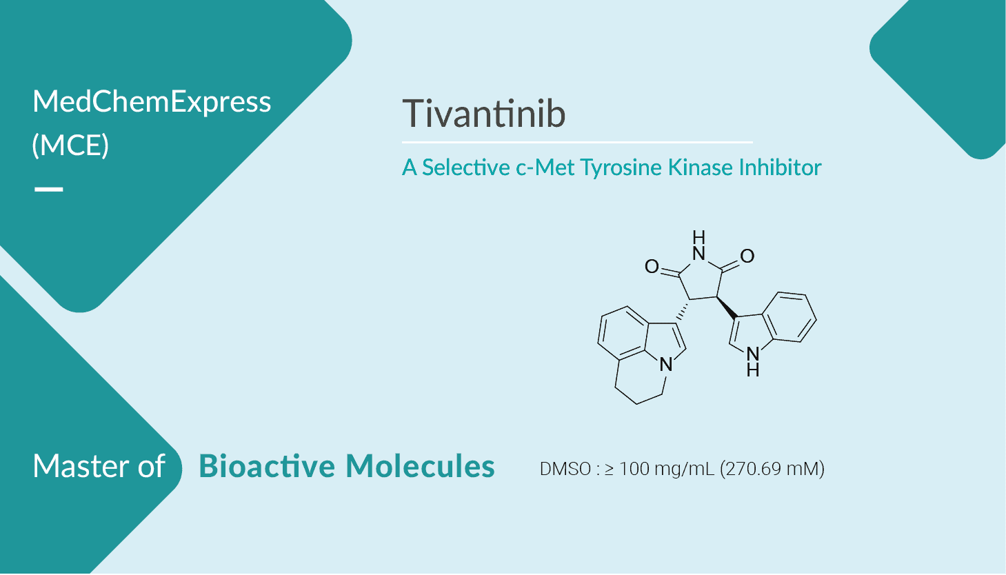 Tivantinib is a Selective c-Met Tyrosine Kinase Inhibitor