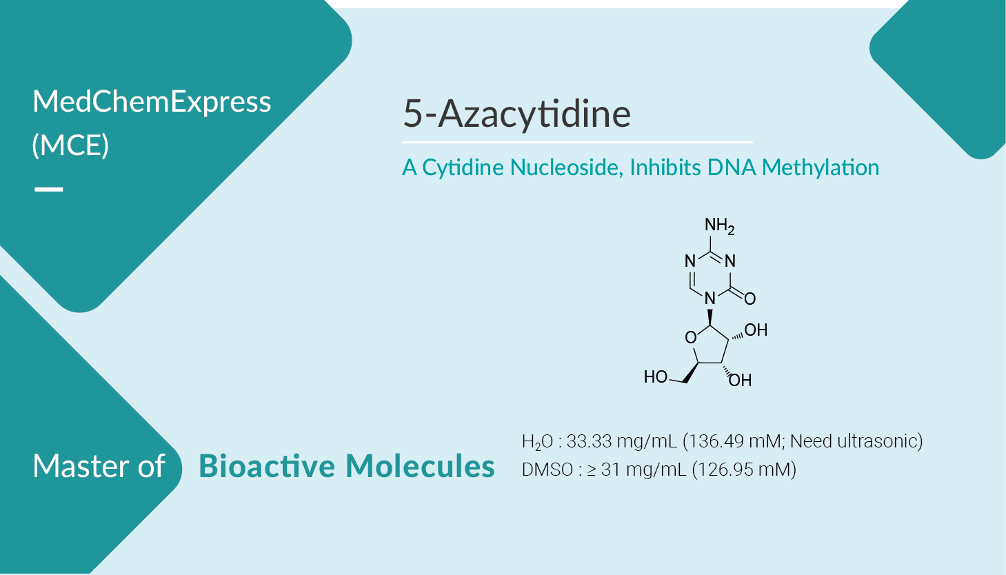 5-Azacytidine, a Nucleoside Analogue of Cytidine, Inhibits DNA Methylation