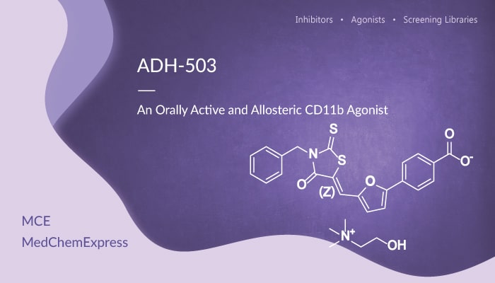 ADH-503 is an Orally Active and Allosteric CD11b Agonist