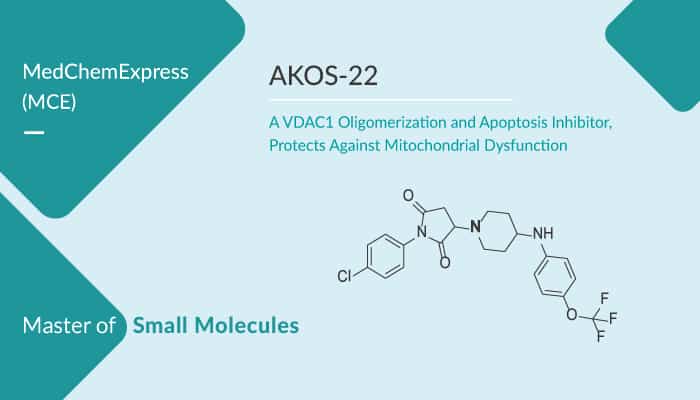 AKOS-22, a VDAC1 Oligomerization and Apoptosis Inhibitor, Protects Against Mitochondrial Dysfunction