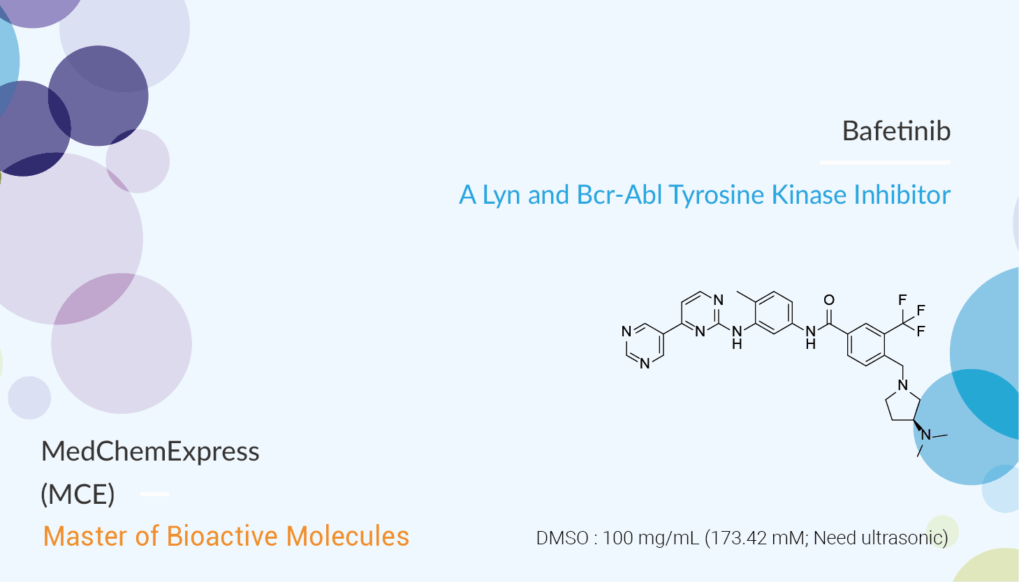 Bafetinib is a Lyn and Bcr-Abl Tyrosine Kinase Inhibitor