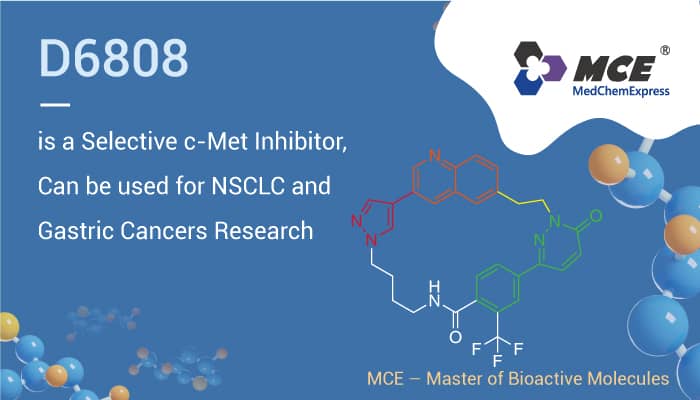 D6808 is a Highly Selective c‑Met Inhibitor used for NSCLC and Gastric Cancer Research