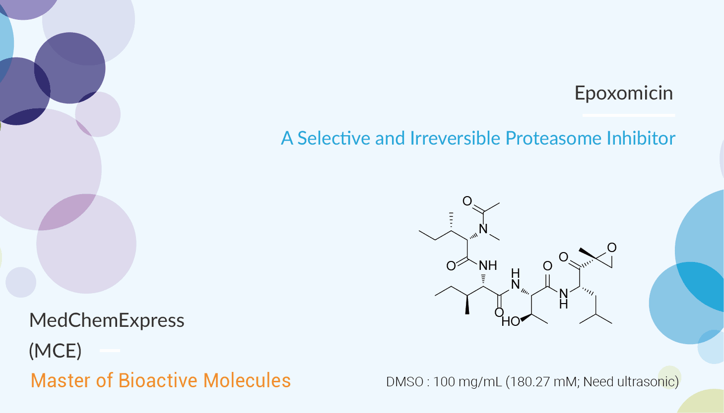 Epoxomicin is a Selective and Irreversible Inhibitor of Proteasome