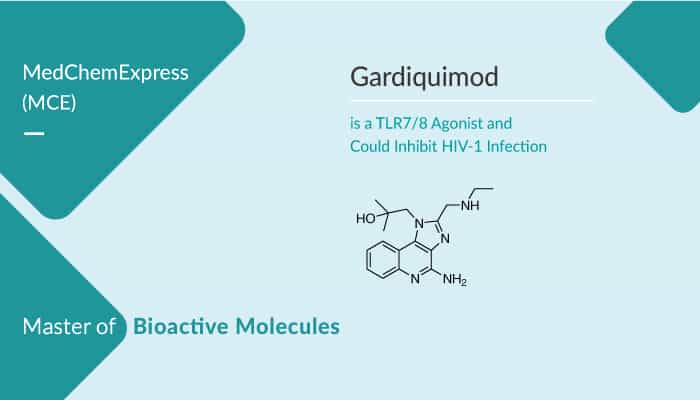 Gardiquimod is a TLR7/8 Agonist and Could Inhibit HIV-1 Infection