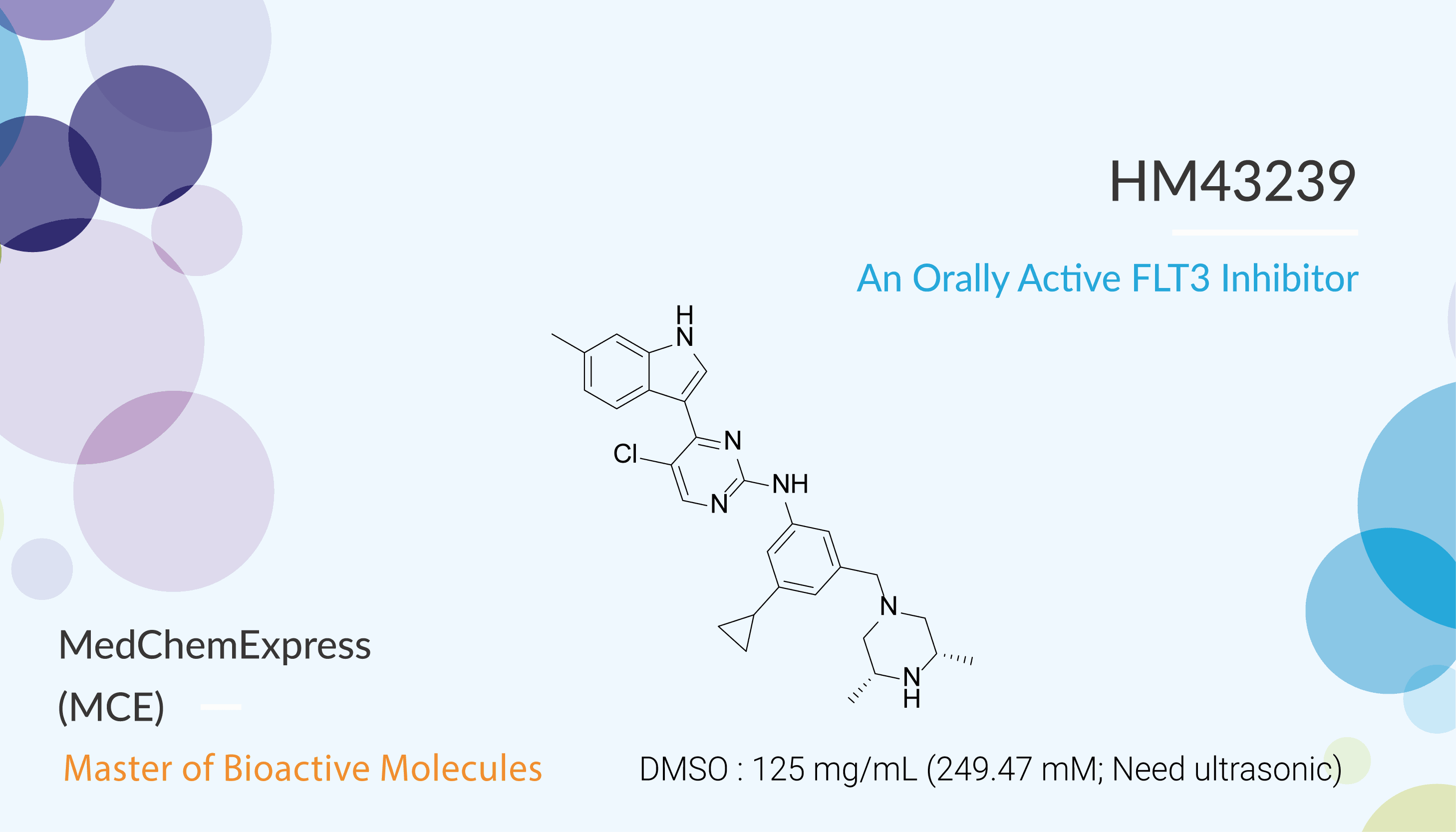 HM43239 is an Orally Active and Selective FLT3 Inhibitor