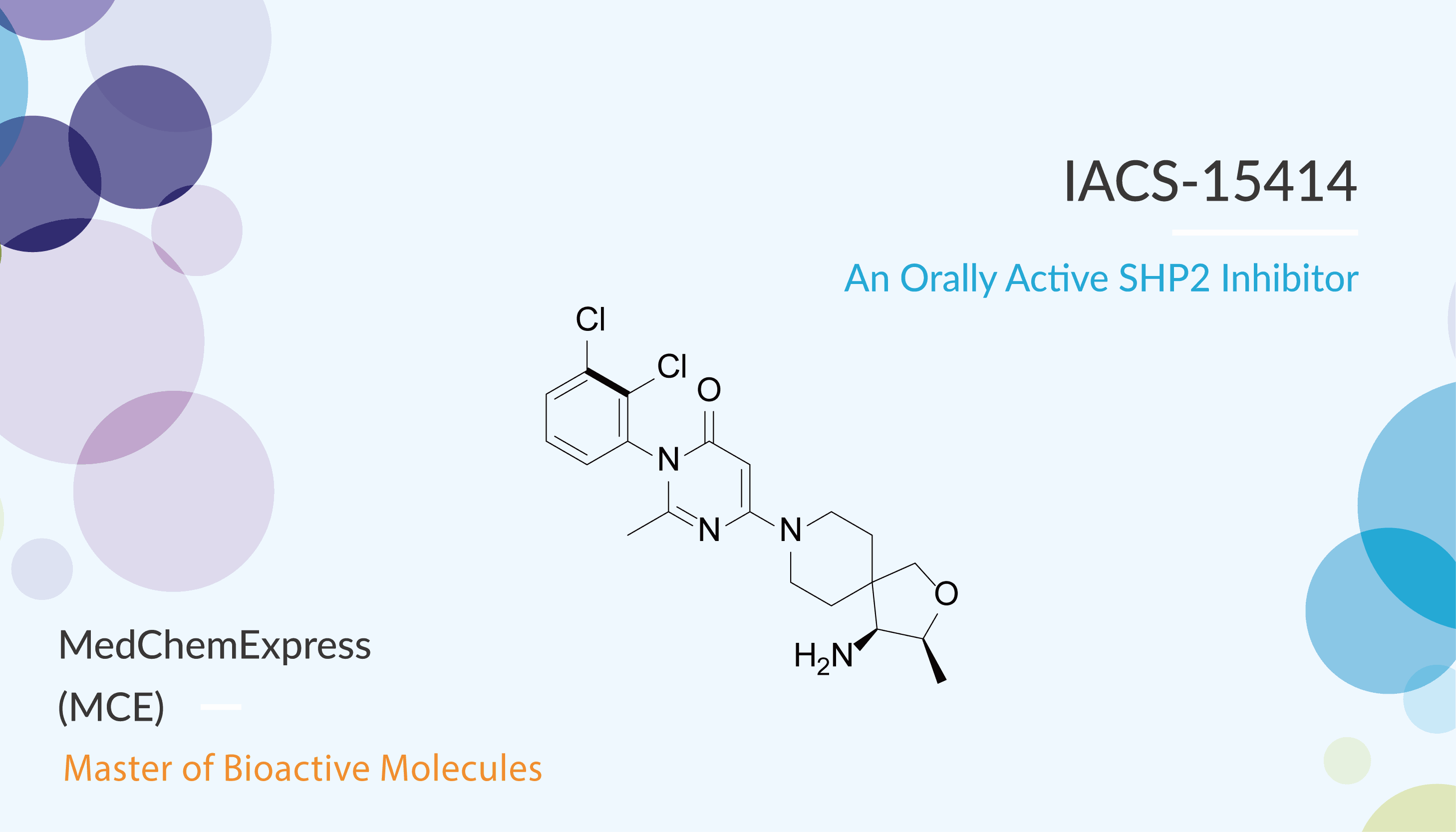 IACS-15414 is an Orally Active SHP2 Inhibitor