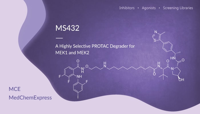 MS432 is a Highly Selective PROTAC Degrader for MEK1 and MEK2