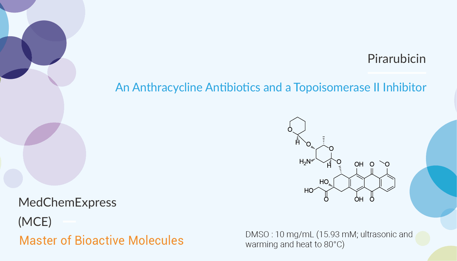 Pirarubicin, an Anthracycline Antibiotics, Acts as a Topoisomerase II Inhibitor