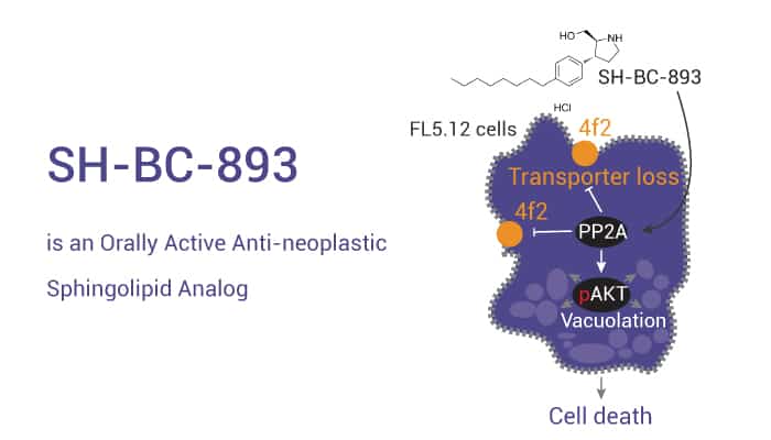 SH-BC-893 is an Orally Active Anti-neoplastic Sphingolipid Analog