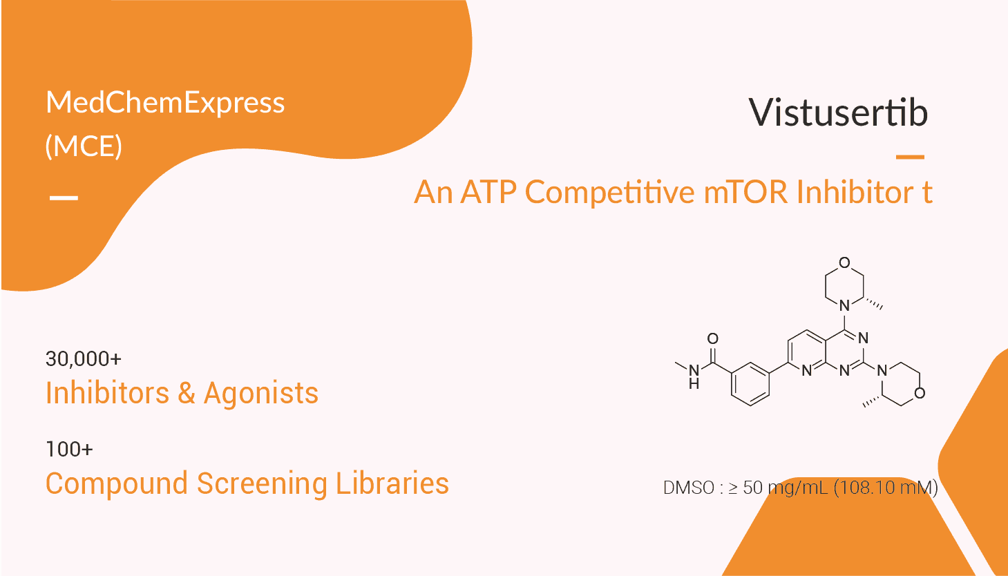 Vistusertib (AZD2014) is an ATP Competitive mTOR Inhibitor
