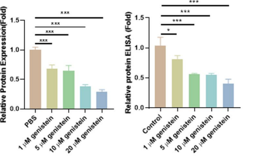 Experimental Validation Results for Genistin