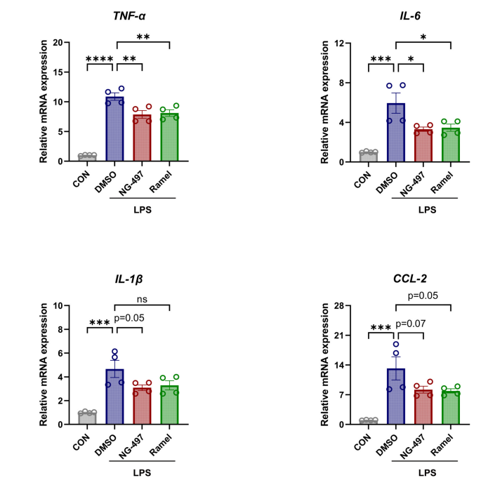 Experimental Validation Results for Ramelteon
