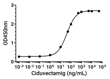 Experimental Validation Results for Ciduvectamig